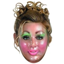 Transparent Young Woman Mask