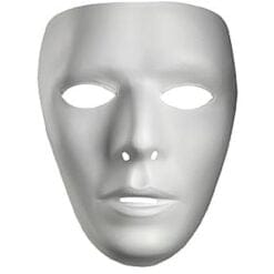 Blank Male Mask Adult