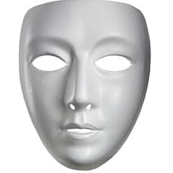 Blank Female Mask