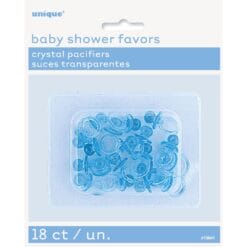 Pacifier 1" Crystal Favors Blue 18CT
