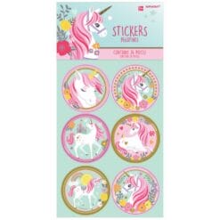 Magical Unicorn Stickers 2" 24CT