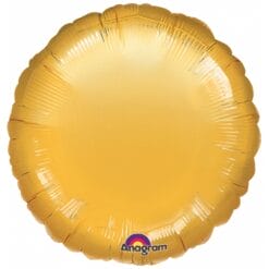18" RND Gold Metallic Foil Balloon
