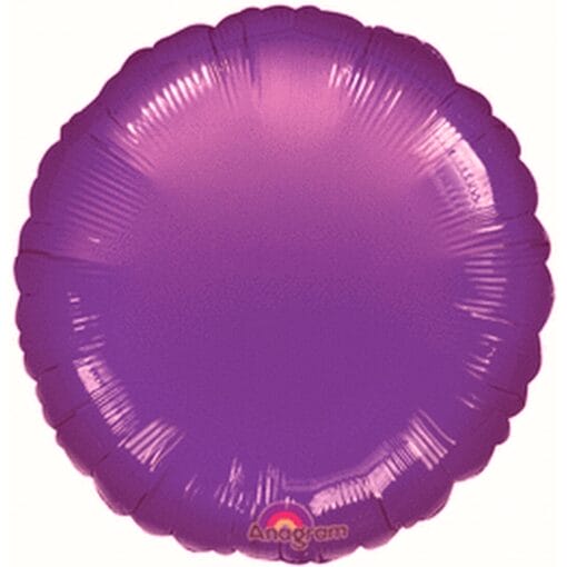 18&Quot; Rnd Purple Foil Balloon