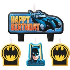 Batman Birthday Candle Set 4PCS