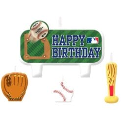 Major League Baseball Bday Candle Set
