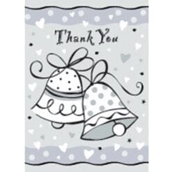 Wedding Bells Thank You Notes 8CT