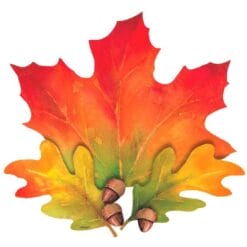 Fall Leaves Paper Cutout 15"