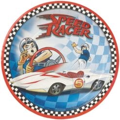 Speed Racer Plates Paper RND 9" 8CT