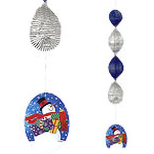 Snowman Gifts Hang Decorations 18&Quot; 4Ct