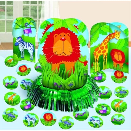 Jungle Animals Table Decor Kit