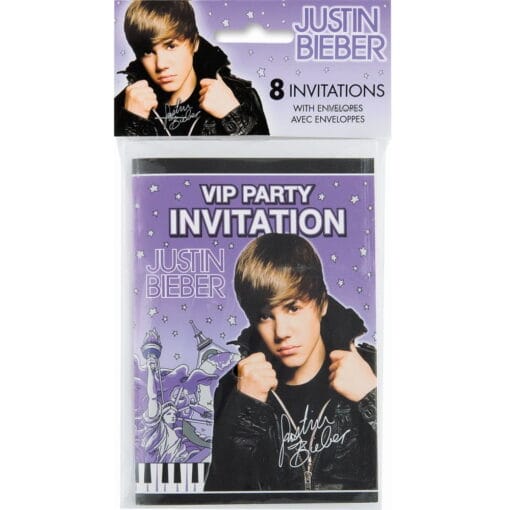 Justin Bieber Invites 8Ct