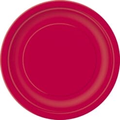 Rudy Red Plates RND 9" 16CT