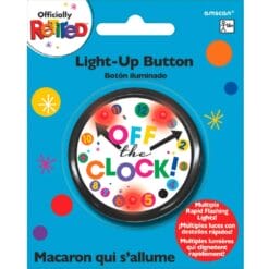 Off The Clock Retired Light Up Button