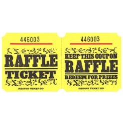 Raffle Ticket Yellow 1000CT