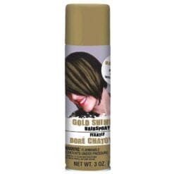 Gold Shimmer Temporary Hair Spray