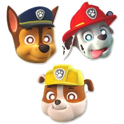 Paw Patrol Paper Masks 8Ct