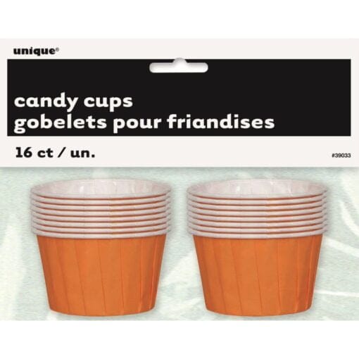 Orange Candy Cup Paper 2&Quot;W 16Ct
