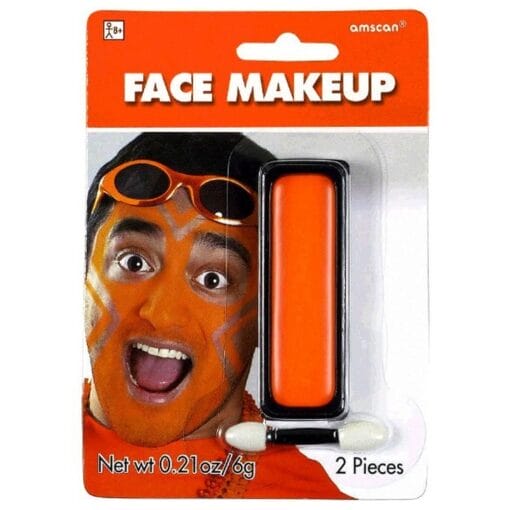 Orange Face Makeup