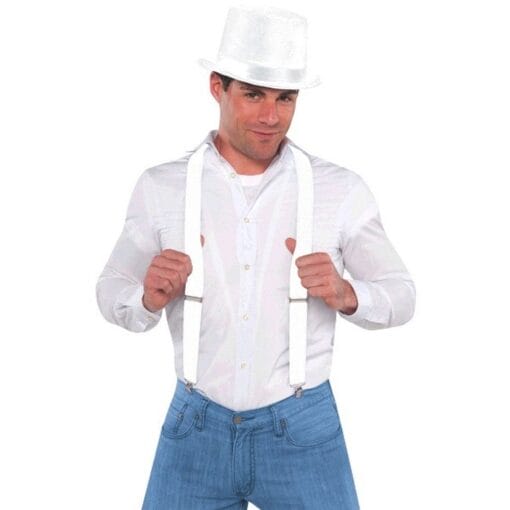 Suspenders White