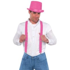 Suspenders Pink