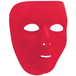Mask Full Face Red