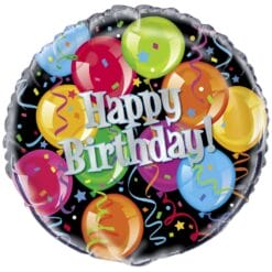 18" RND Bravo Birthday Foil Balloon