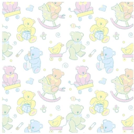 Baby Bears Gift Wrap 30&Quot;X5Ft
