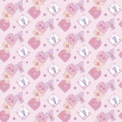 Baby Pink Stitching Giftwrap Roll 30"x5'