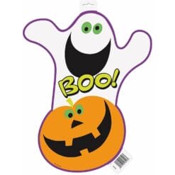 Pumpkin Boo Ghost Cutout 16.5"H