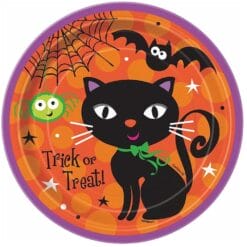 Spooky Boots Plates Paper 7" 8CT