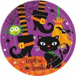 Spooky Boots Plates Paper 9" 8CT
