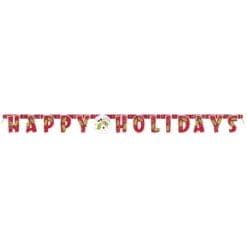 Holly Pop Happy Holidays Jointed Banner