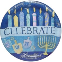 Hanukkah Celebrate Plates 9" 8CT