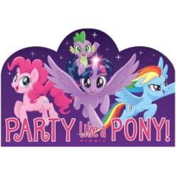 My Little Pony Postcard Invites 8CT
