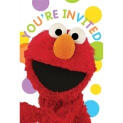 Elmo Sesame St Invitations 8CT