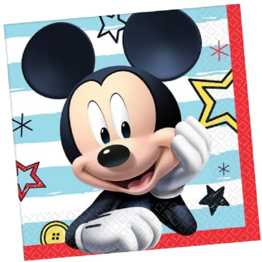Mickey Mouse Napkins Beverage 16Ct