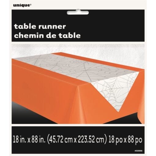 Spider Web Table Runner 88&Quot;X18&Quot;