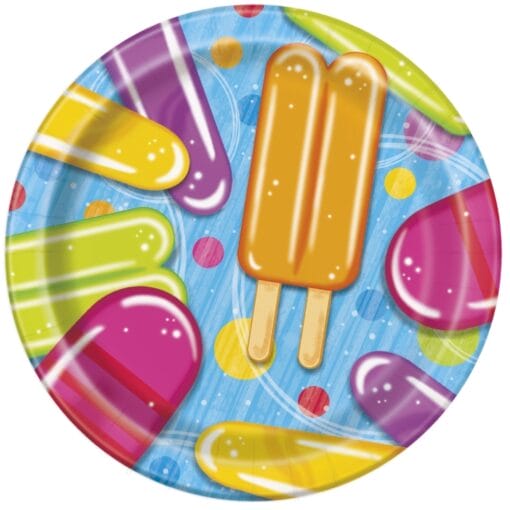 Popsicle Party Plates 7&Quot; 8Ct