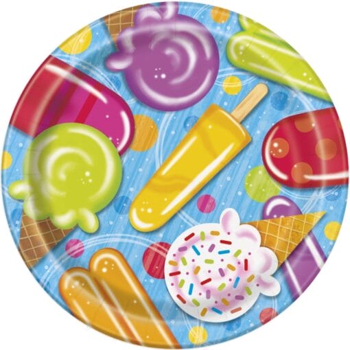 Popsicle Party Plates 9&Quot; 8Ct
