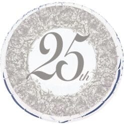 18" RND 25th Anniversary Foil BLN