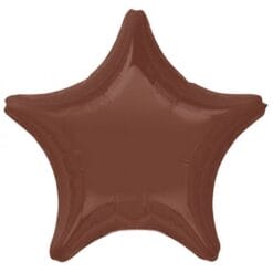 18" STR Chocolate Brown Foil Balloon