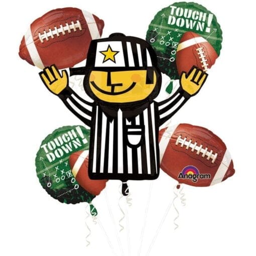 Bqt Football Foil Balloons 5Pcs