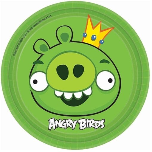 Angry Birds Plates Paper 7&Quot; 8Ct
