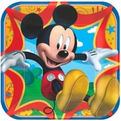 Mickey Mouse Plates SQR 9" 8CT