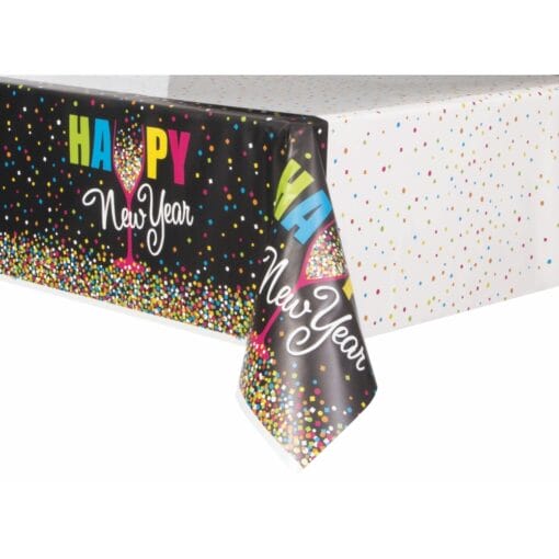 Confetti New Year Tablecover Pl 54X84
