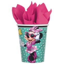 Minnie Mouse Cups Hot/Cold 9oz 8CT