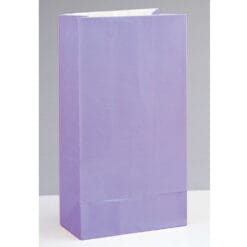 Paper Party Bags Lavender 12CT