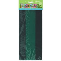 Forest Green Cello Bags 30CT