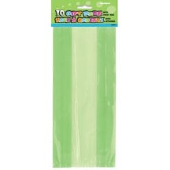 Lime Green Cello Bags 30CT