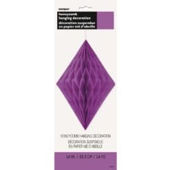 Diamond Paper Decor 14" Pretty Purple